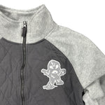 Slummy Quarter-Zip with cross stitch chest - SlumParadise